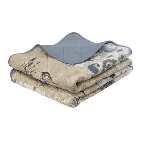 Donna Sharp Seascape Cotton Quilted Bedding Set Throw New