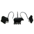 Shower Curtain Hook Black Bear (12Pc) Sale