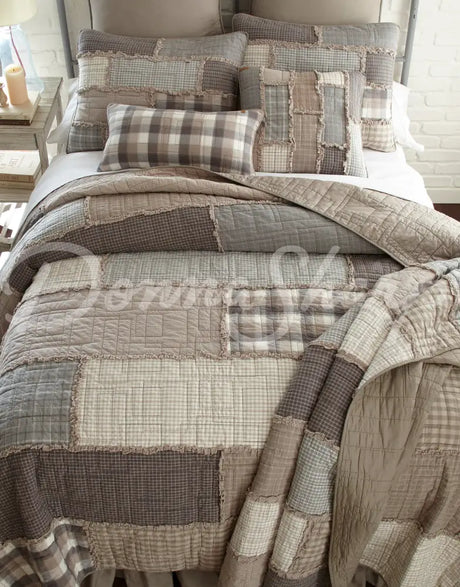 Donna Sharp Smoky Cobblestone Cotton Quilt Bedding