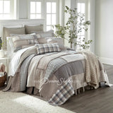 Donna Sharp Smoky Cobblestone Cotton Quilt Bedding