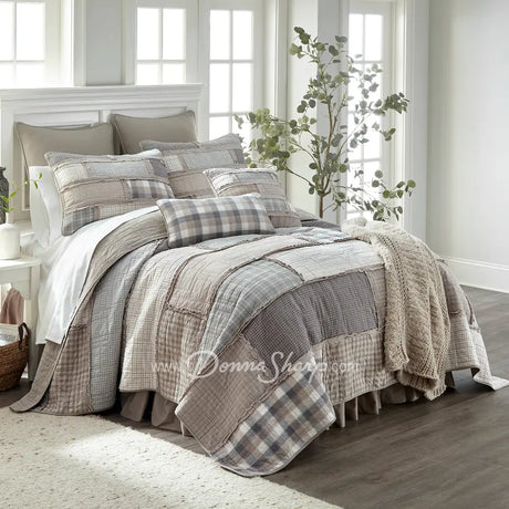 Donna Sharp Smoky Cobblestone Cotton Quilt Bedding
