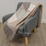 Donna Sharp Smoky Cobblestone Cotton Quilt Bedding