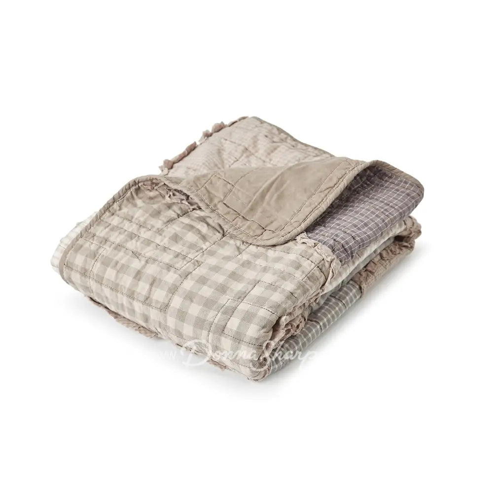 Donna Sharp Smoky Cobblestone Cotton Quilt Bedding
