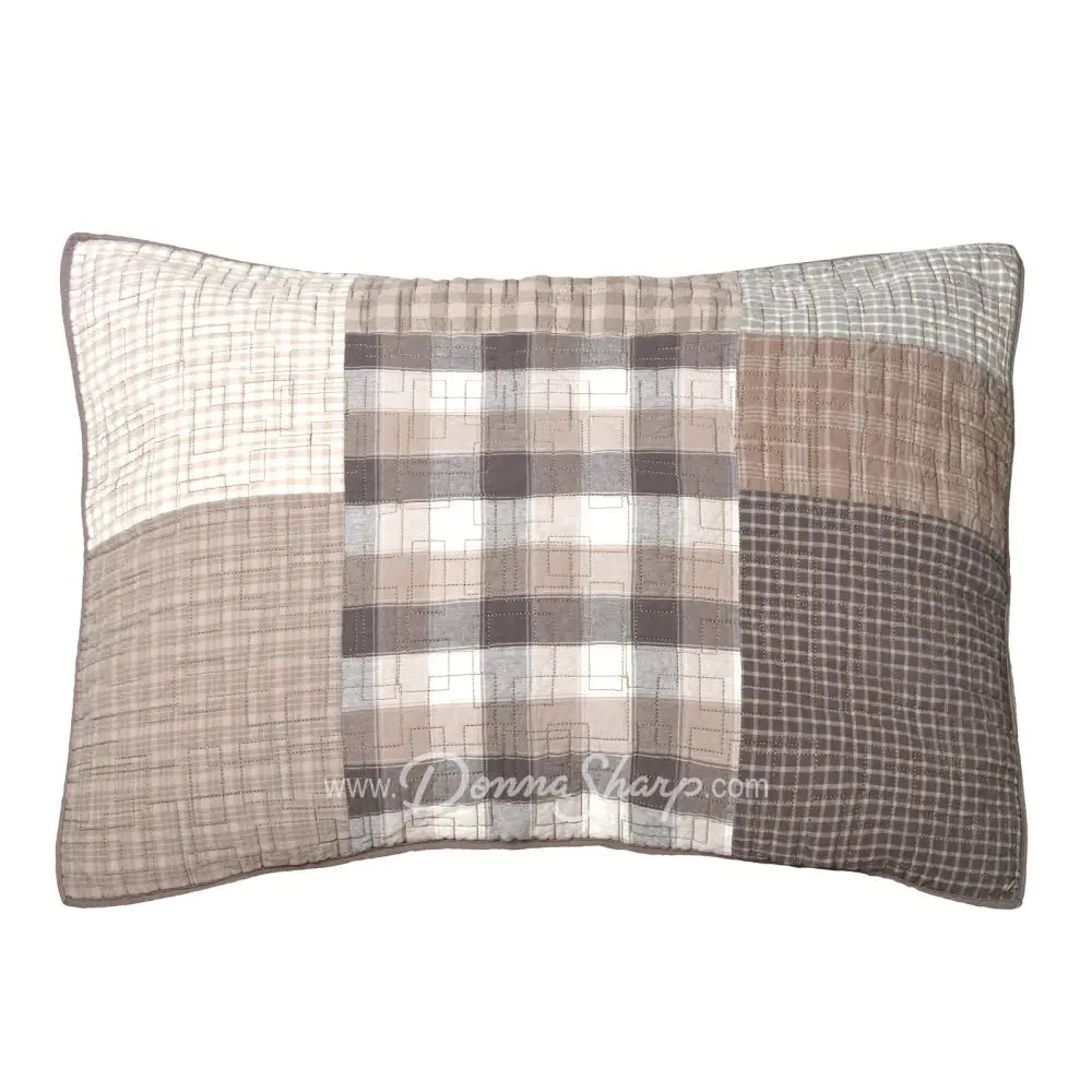 Smoky Square Cotton Quilted Bedding