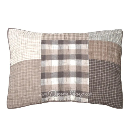 Smoky Square Cotton Quilted Bedding