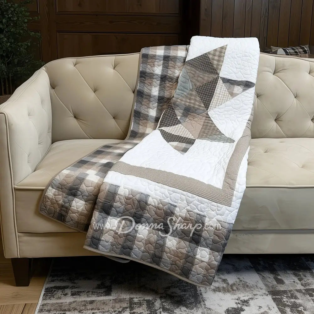 Donna Sharp Smoky Star Cotton Throw