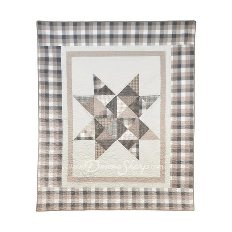 Donna Sharp Smoky Star Cotton Throw