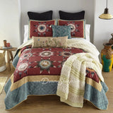 Donna Sharp Southern Star 3-Piece Quilted Bedding Set King Quilt Set