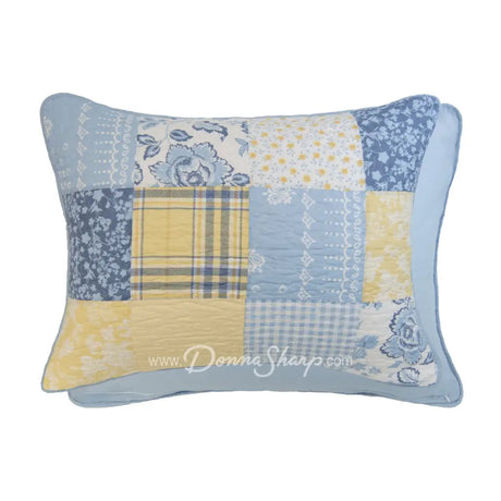 Donna Sharp Spring Flowers Cotton Pieced Quilted Bedding Set New