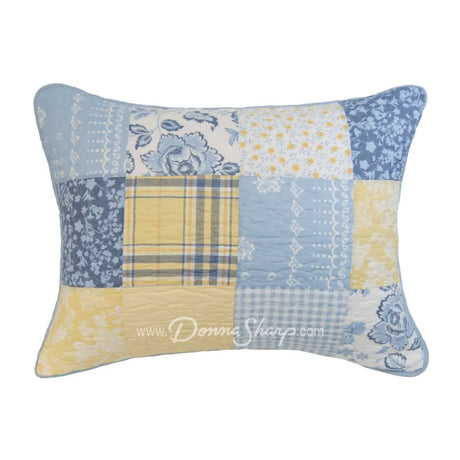 Donna Sharp Spring Flowers Cotton Pieced Quilted Bedding Set New