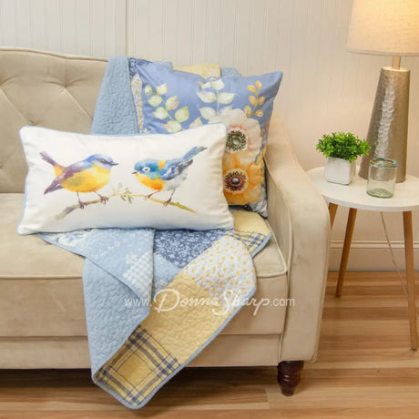 Throw Spring Flowers Bedding