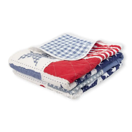 Star & Stripe Cotton Throw Bedding