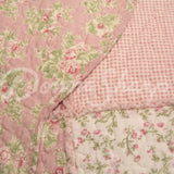 Donna Sharp Strawberry Garden 3Pc Cotton Quilt Set Bedding