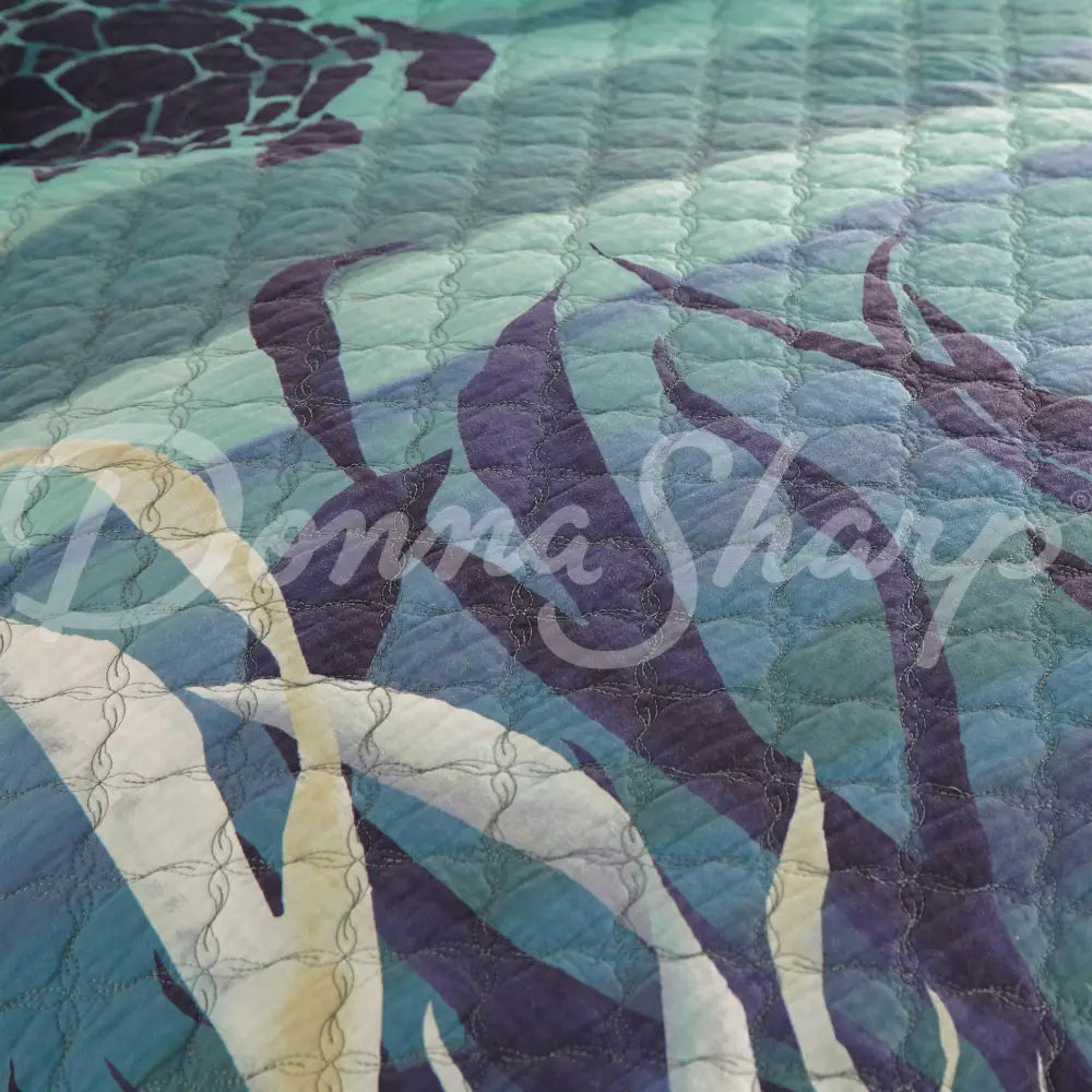 Donna Sharp Summer Surf Cotton Quilted Bedding