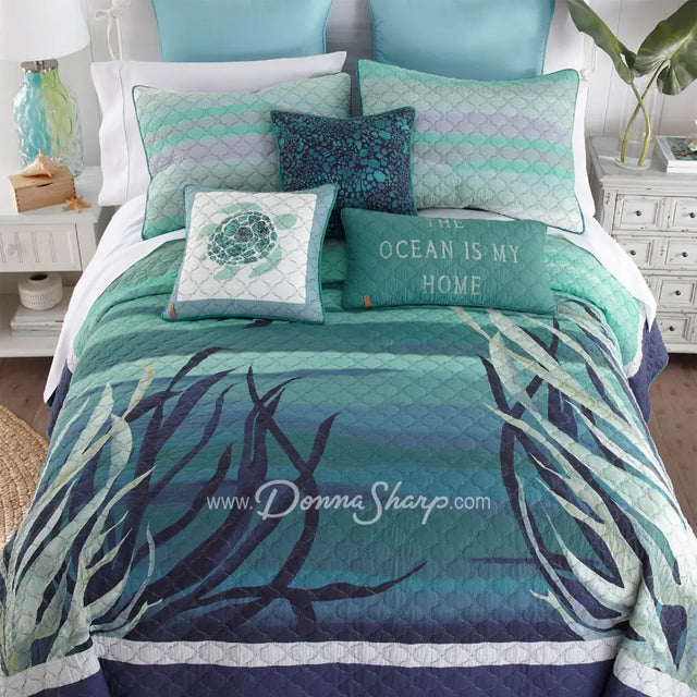 Donna Sharp Summer Surf Cotton Quilted Bedding