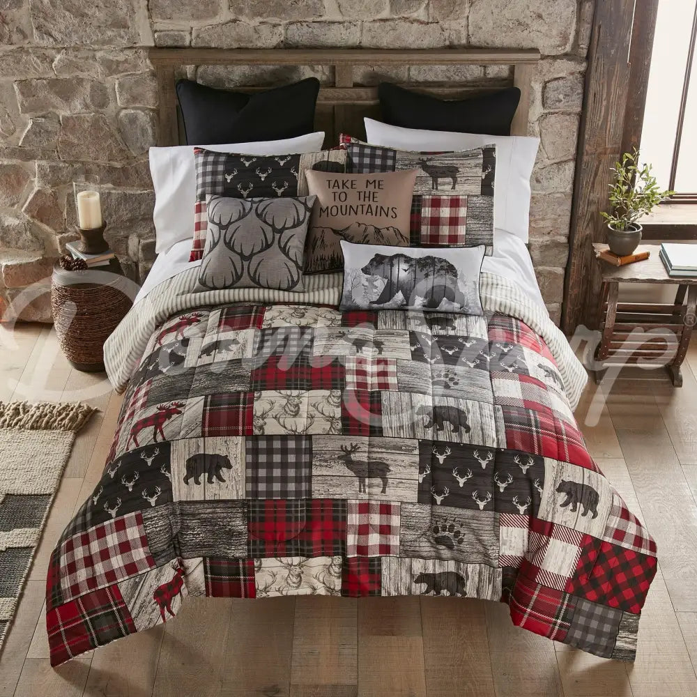 Donna Sharp Timber 3Pc Bedding Comforter Set