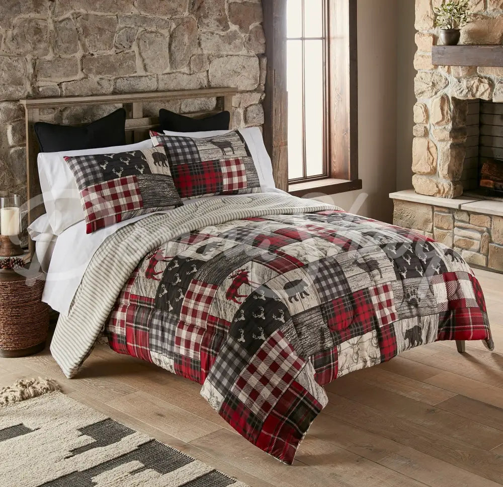 Donna Sharp Timber 3Pc Bedding Comforter Set