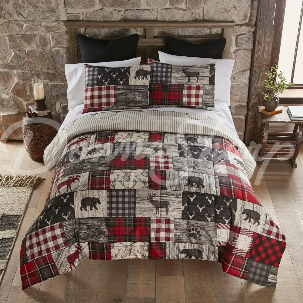 Donna Sharp Timber 3Pc Bedding Comforter Set