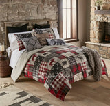 Donna Sharp Timber 3Pc Bedding Comforter Set Antler Pillow