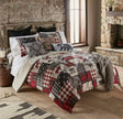 Donna Sharp Timber 3Pc Bedding Comforter Set Antler Pillow