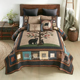 Donna Sharp Tree of Love Bear Design Quilt Set