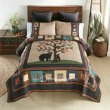 Donna Sharp Tree of Love Bear Design Quilt Set King Set