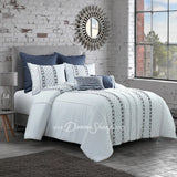 Donna Sharp Trellis 3Pc Cotton Comforter Set Bedding