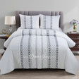 Donna Sharp Trellis 3Pc Cotton Comforter Set Bedding