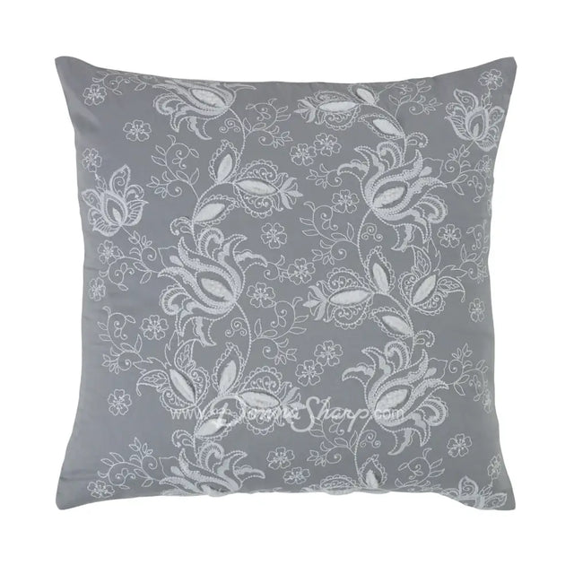 Dec Pillow Vista (Grey Emb) Bedding