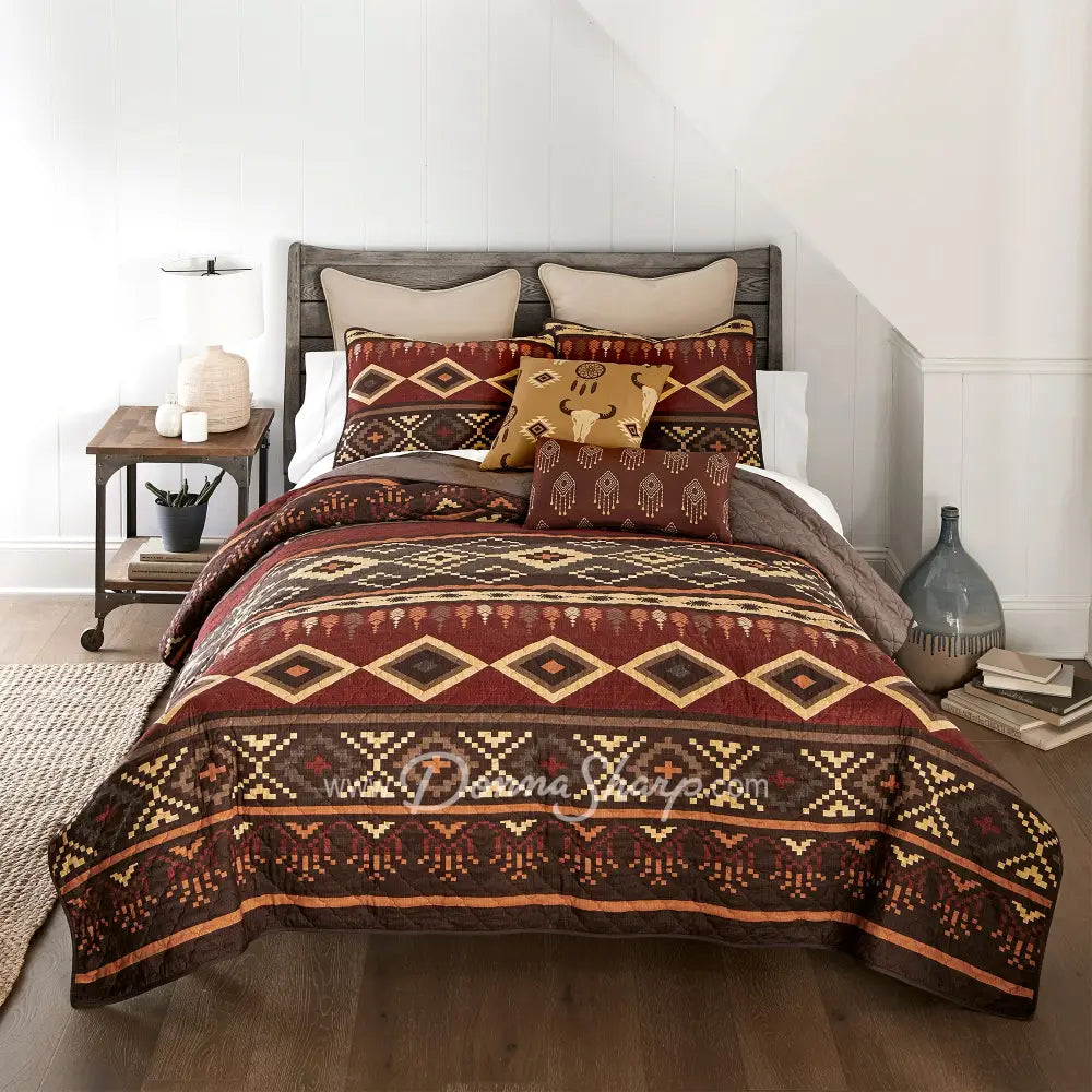 Pillow Set Western Tapestry (set2) Bedding
