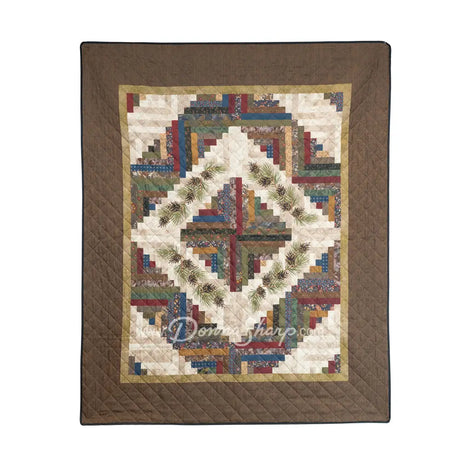 Donna Sharp 3-Piece Whitley Rustic Bedding Set Throw