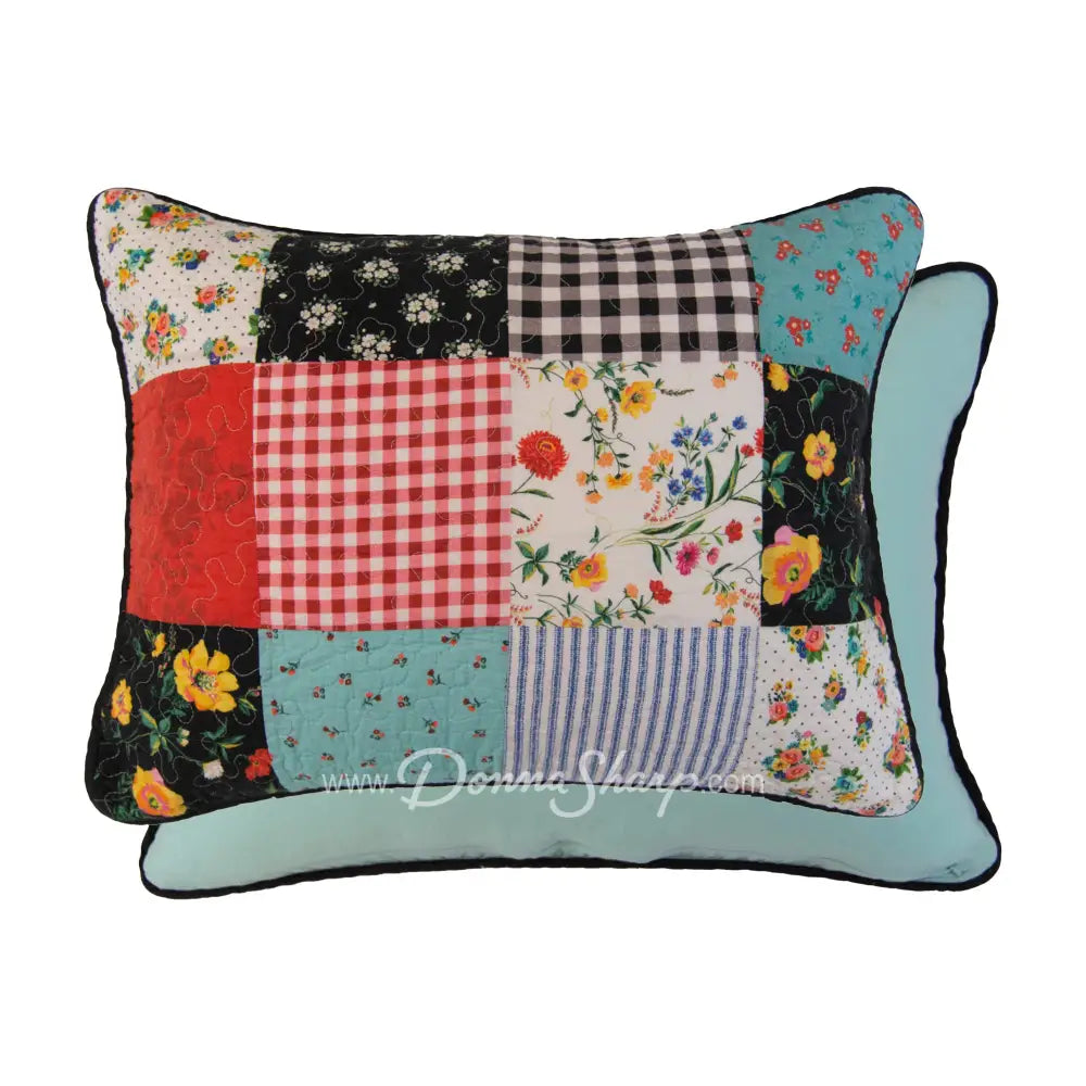 Wild One Patch Cotton Pieced 3pc Quilt set by Donna Sharp Bedding