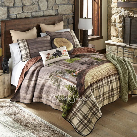 Wildwood 3Pc Quilted Bedding Set From Donna Sharp