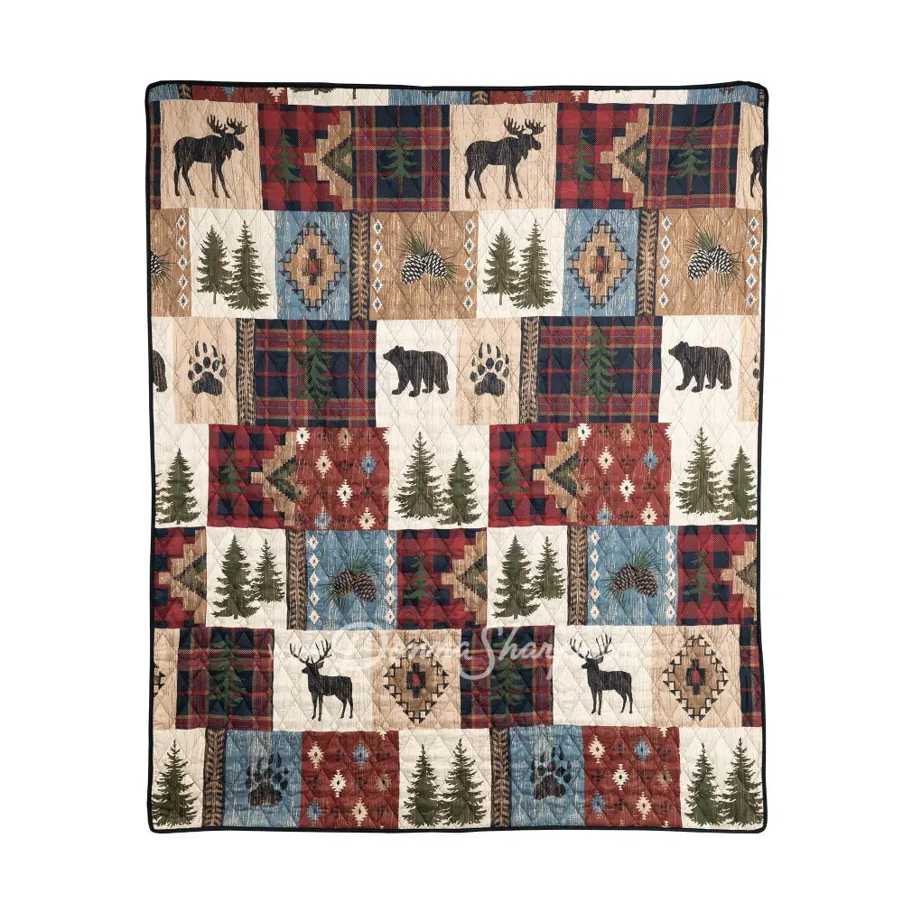 Donna Sharp Woodland Patch Lightweight Quilt Set Throw
