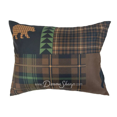 Donna Sharp Your Lifestyle Brown Bear Cabin 3Pc Comforter Set Bedding
