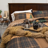 Donna Sharp Your Lifestyle Brown Bear Cabin 3Pc Comforter Set Bedding