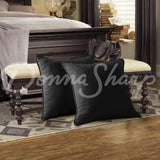 Eurosham Black(P) Bedding