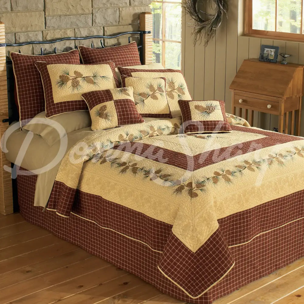 Eurosham Pine Lodge Plaid(P)