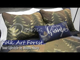 Folk Art Forest 3Pc Quilted Bedding Set From Donna Sharp