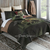 Foothills 3PC Quilted Bedding Set by Donna Sharp New