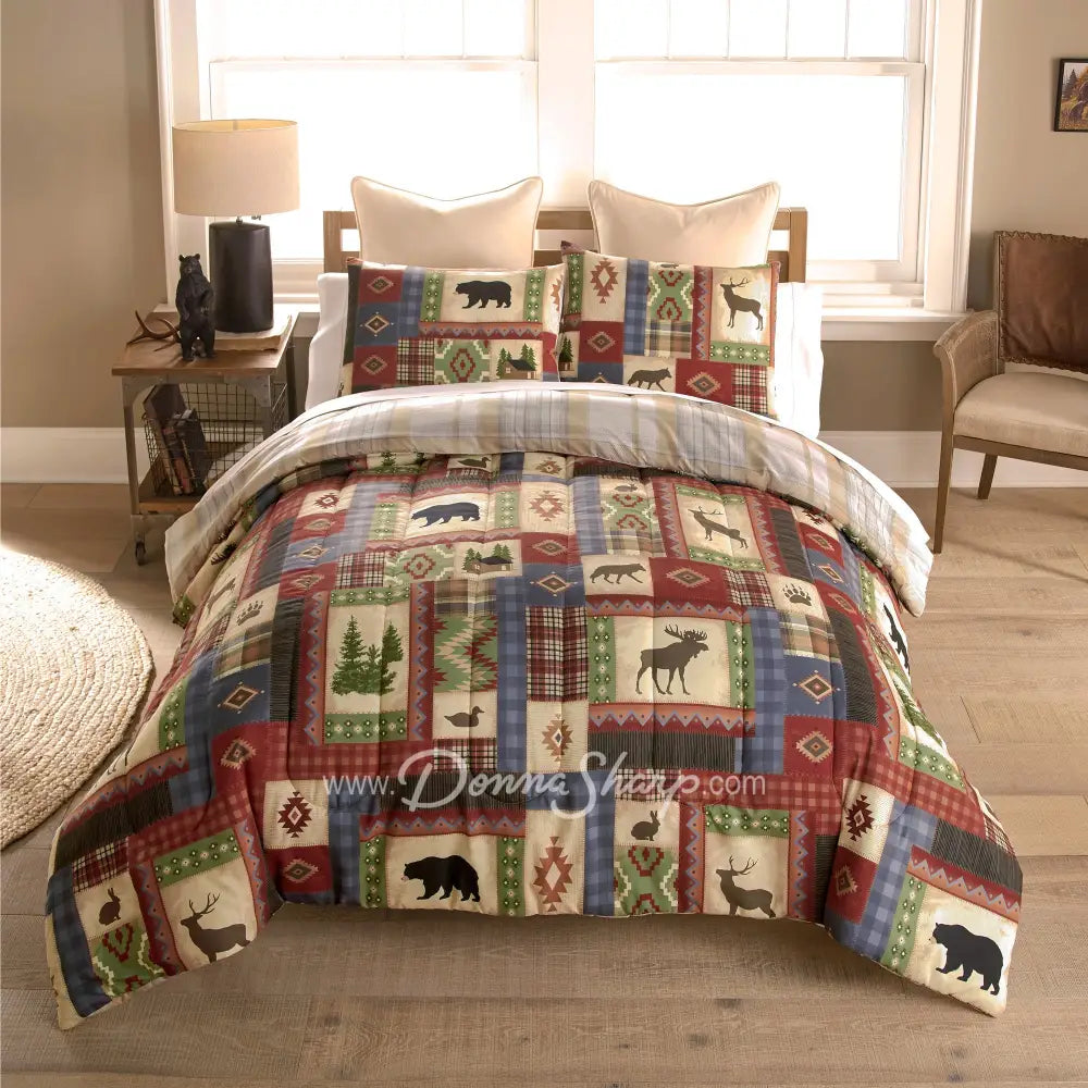 Forest Grove 3PC Comforter Set from Your Lifestyle by Donna Sharp King Set, Comforter + 2 Pillowcases New