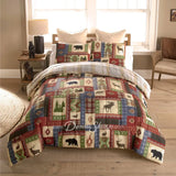 Forest Grove 3PC Comforter Set from Your Lifestyle by Donna Sharp King Set, Comforter + 2 Pillowcases New