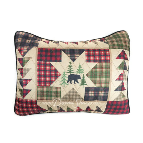 Forest Point Quilt Collection by Donna Sharp – 3-Piece Ultra-Soft Microfiber Quilt Set Bedding