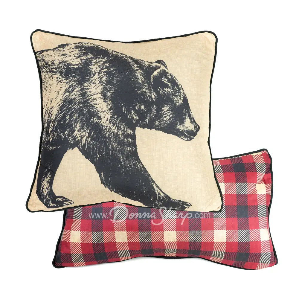 Forest Point Quilt Collection by Donna Sharp – 3-Piece Ultra-Soft Microfiber Quilt Set Pillow Set (2-piece) Bedding