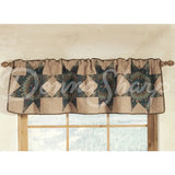 Forest Star Cotton Quilted Bedding Valance/Table Runner