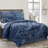 Granada Comforter Set Queen / Navy Bedding