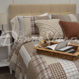 Highland Plaid Cotton Quilted Bedding Set By Donna Sharp