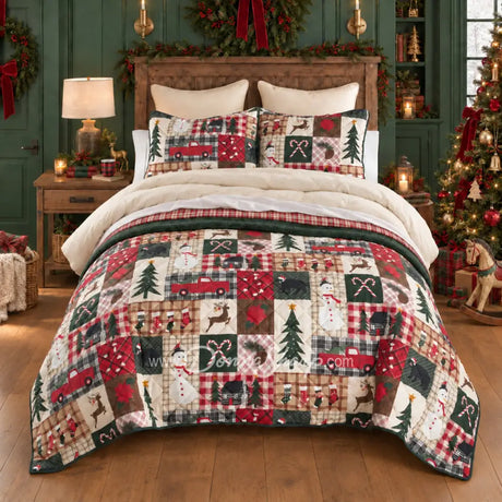 Holiday Dream Quilted Bedding Set from Your Lifestyle - Bedding