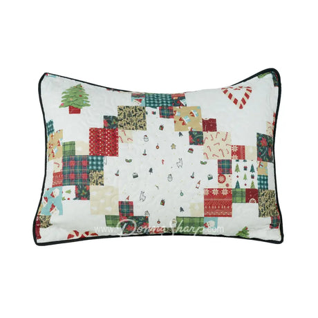 Holiday Love 3pc Quilted Microfiber Bedding Set Holiday