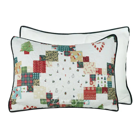 Holiday Love 3pc Quilted Microfiber Bedding Set Holiday